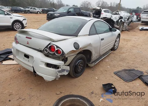 2001 Mitsubishi Eclipse Gt z USA, uszkodzony, nr VIN 4A3AC84H71E088766